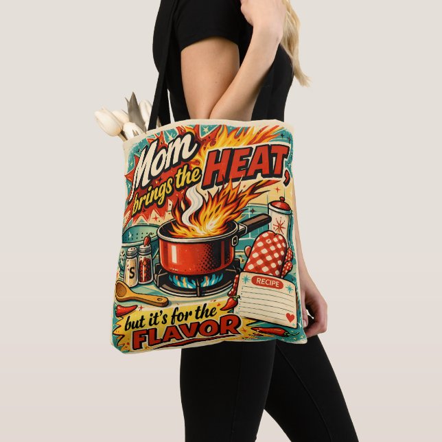 Tote Bag Mom brings the heat (De près)