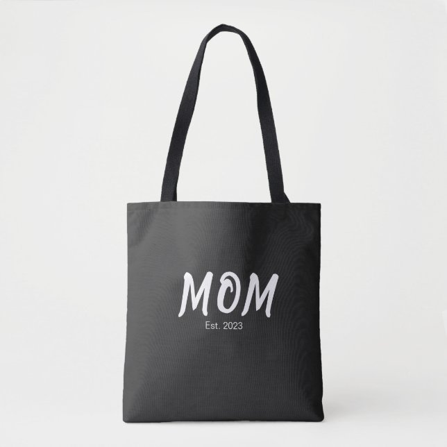 Tote Bag Mom Established New Mom Gift (Devant)