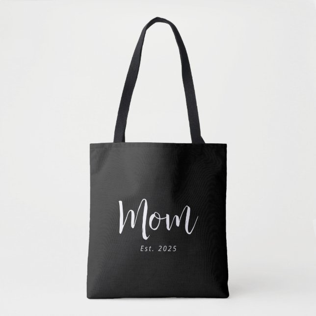 Tote Bag Mom Established New Mom Gift (Devant)