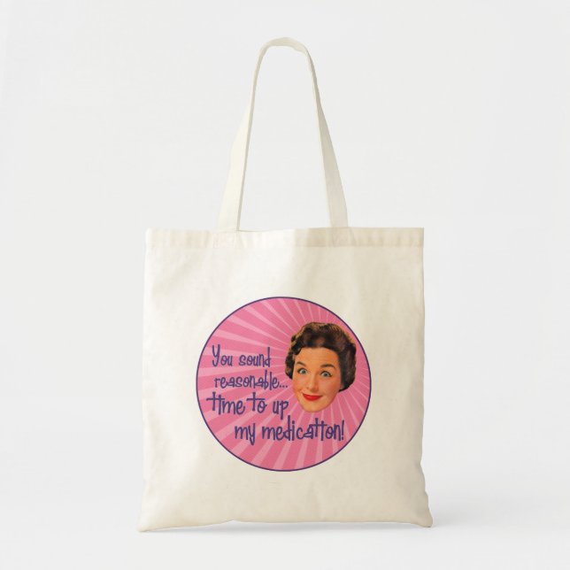 Tote Bag Moment de renforcer les médicaments (Devant)