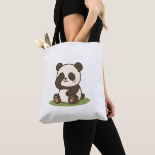 Tote Bag Moment Shy Panda