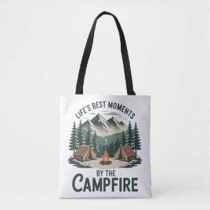 Tote Bag Moments autour du feu de camp