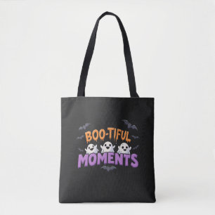 Tote Bag Moments Mignons Fantômes et Chauves-souris Hallowe