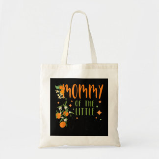 Tote Bag Mommy Little Cutie Baby shower Orange 1er annivers