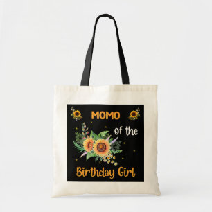 Tote Bag Momo Of The Birthday Girl Sunflower Design