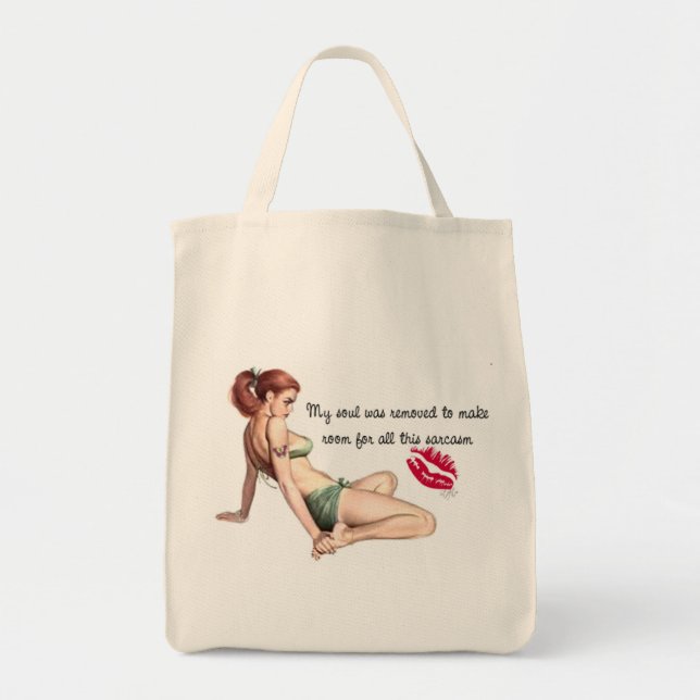 Tote Bag Mon âme a été enlevée (Devant)