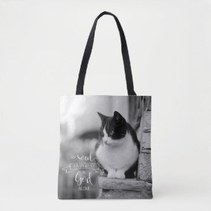 Tote Bag Mon Âme Trouve Le Repos - Ps 62:1