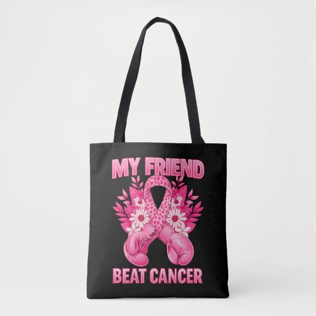 Tote Bag Mon ami a vaincu le cancer (Devant)