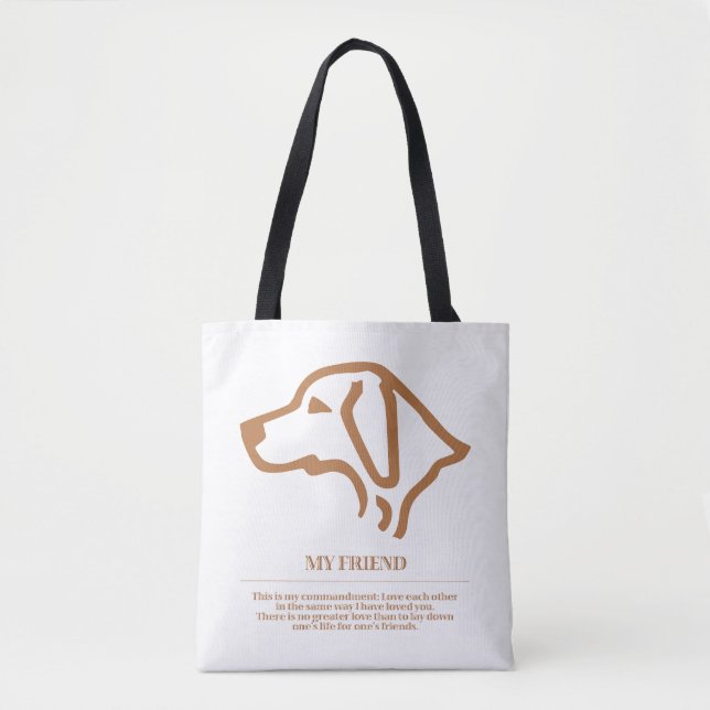 Tote Bag Mon amie (Devant)