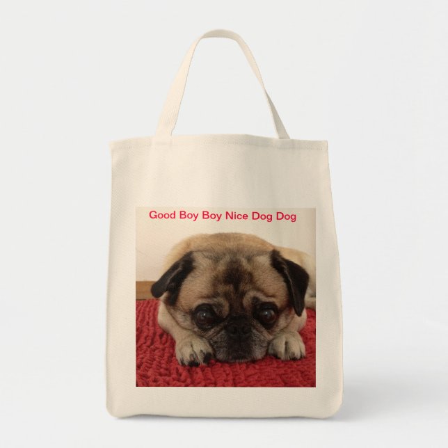 Tote Bag Mon carlin fourre-tout (Devant)