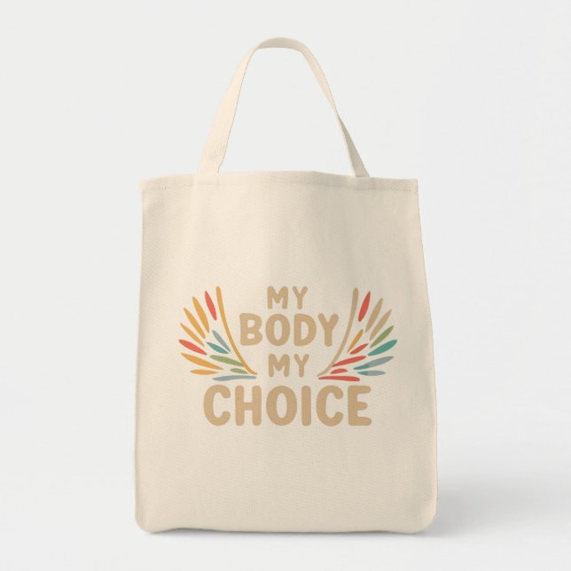 Tote Bag Mon corps, mon choix (Devant)