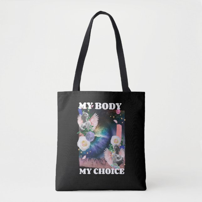 Tote Bag Mon corps Mon choix Droits des femmes Illustration (Devant)