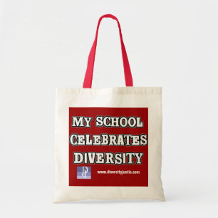 Tote Bag Mon école célèbre la diversité