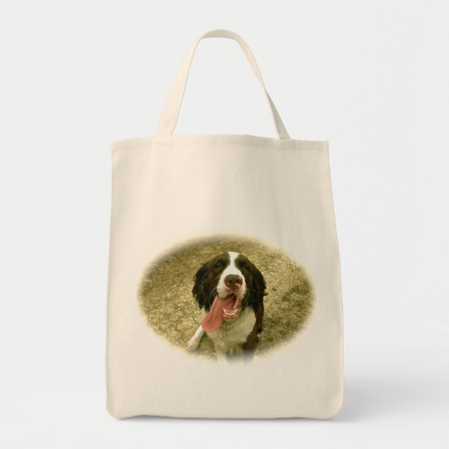 Tote Bag Mon épagneul fidèle (Devant)