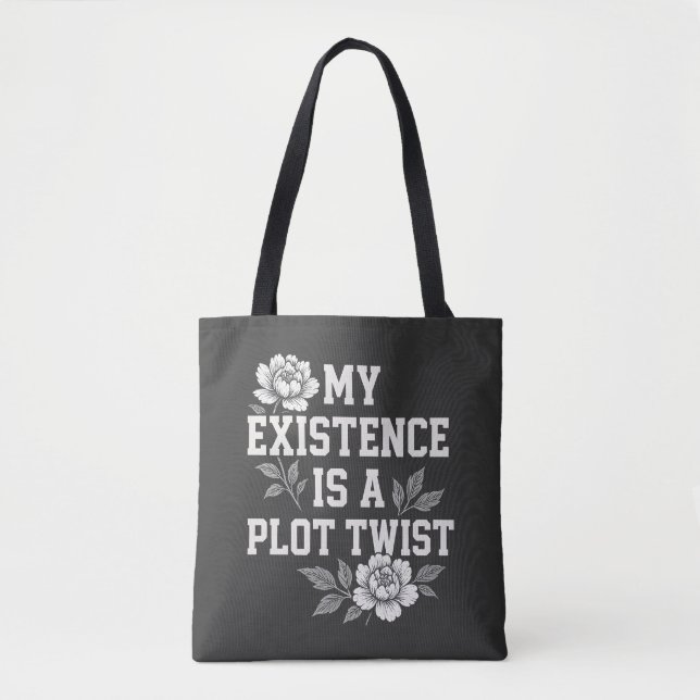 Tote Bag Mon existence est un twist de l'intrigue Design de (Devant)