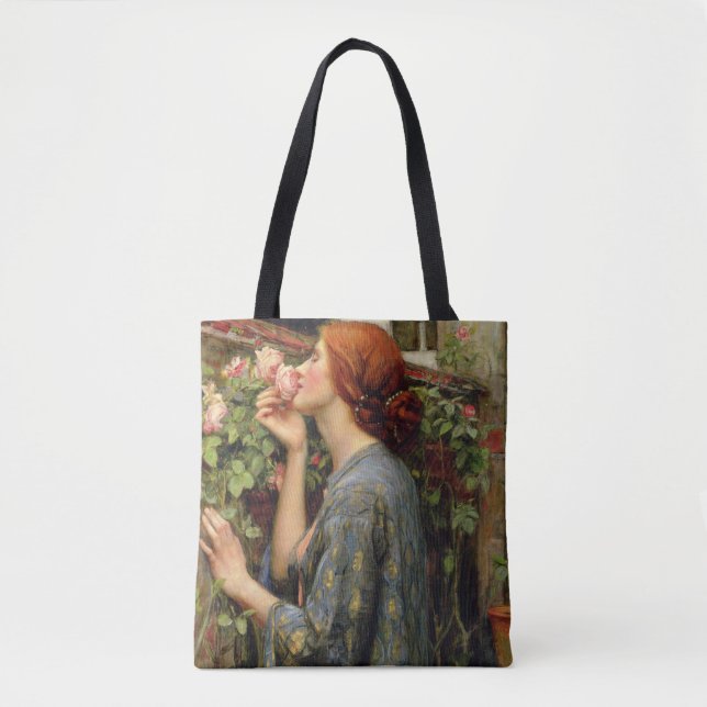 Tote Bag Mon Fourre-tout rose doux (Devant)