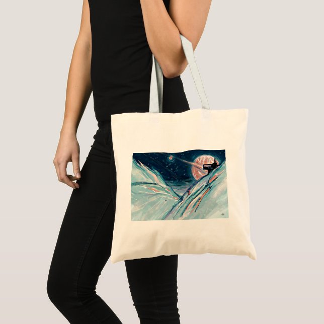Tote Bag Mon futur chez soi dans l'espace (Devant (produit))