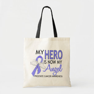Tote Bag Mon héros est mon cancer de la prostate d'ange
