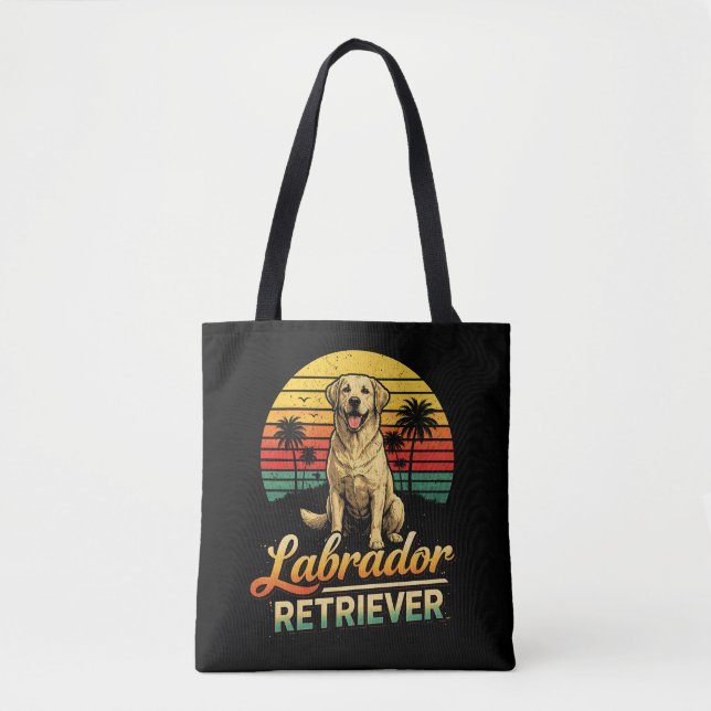 Tote Bag Mon Labrador Retriever (Devant)