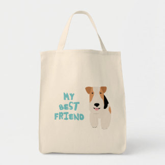 Tote Bag Mon meilleur ami Wire Fox Terrier
