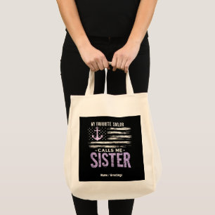 Tote Bag Mon Navigateur Favori M'Appelle Soeur Fier Navigat
