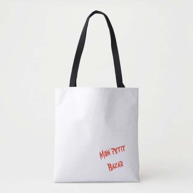 Tote Bag Mon petit bazar (Devant)