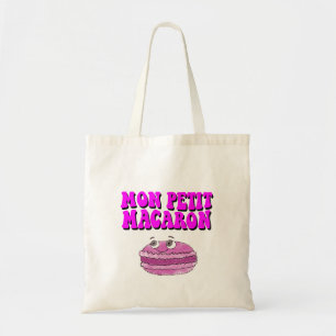 Tote Bag Mon Petit Macaron Texte Super rétro