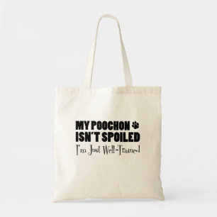 Tote Bag Mon Poochon n'est pas gâté Je suis juste bien form