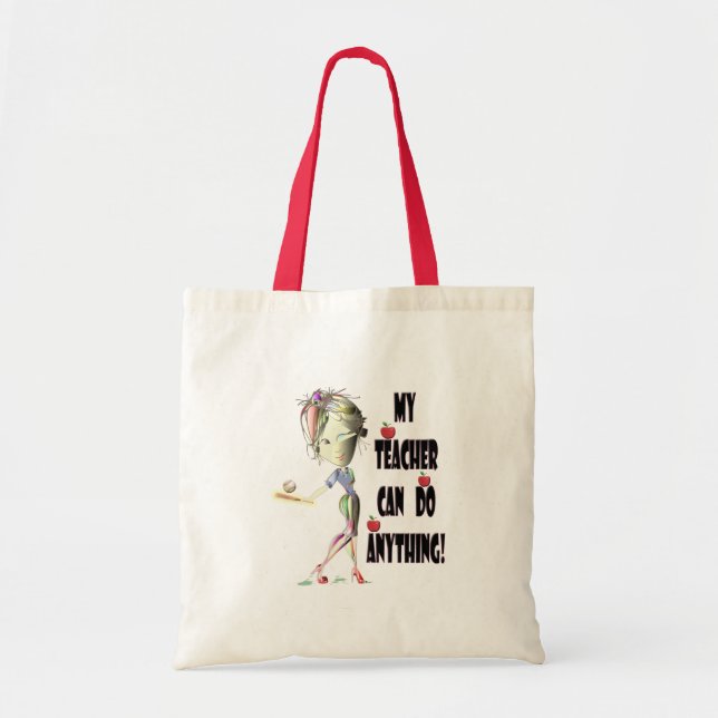 Tote Bag Mon professeur peut faire n'importe quoi ! Les (Devant)