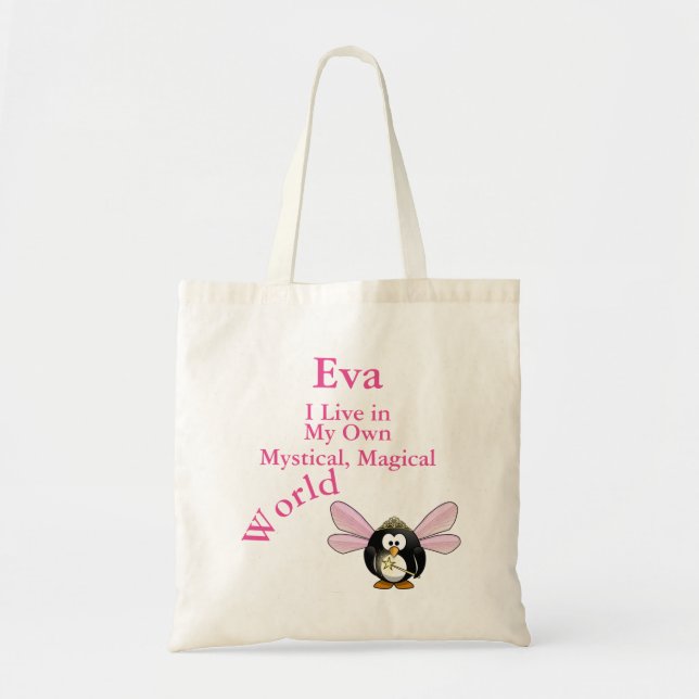 Tote Bag Mon propre pingouin mystique du monde de la fée (Devant)