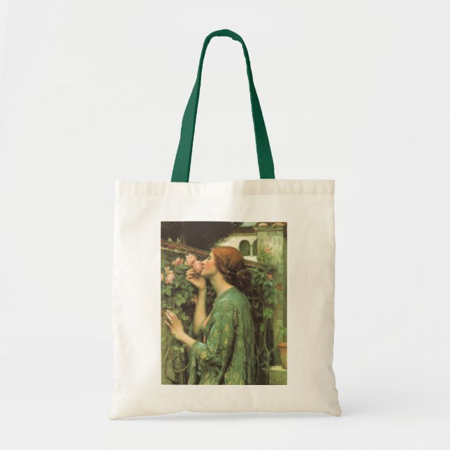 Tote Bag Mon Rose doux, ou Âme du Rose par Waterhouse (Devant)