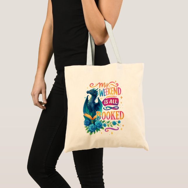 Tote Bag Mon Week-End Est Réservé (Devant (produit))