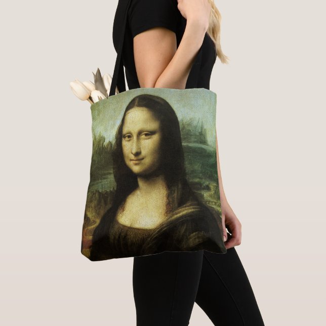 Tote Bag Mona Lisa de Léonard de Vinci, Art Renaissance (De près)