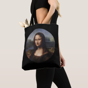 Tote Bag Mona Lisa et Leonardo da Vinci /Italie vintage