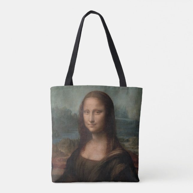 Tote Bag Mona Lisa Peinture (Dos)