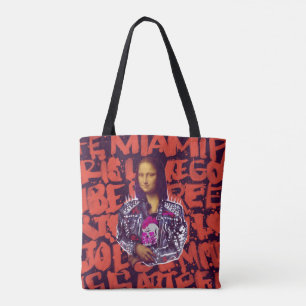 Tote Bag Mona Lisa Punk Art