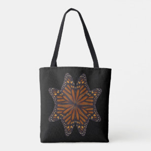 Tote Bag Monarque papillon ailes Motif circulaire
