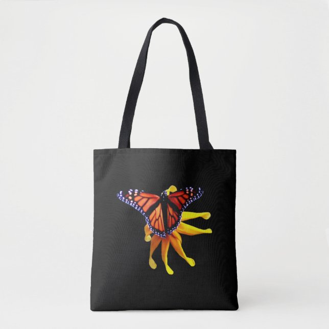 Tote Bag Monarque sur Brown Eyed Susan (Devant)