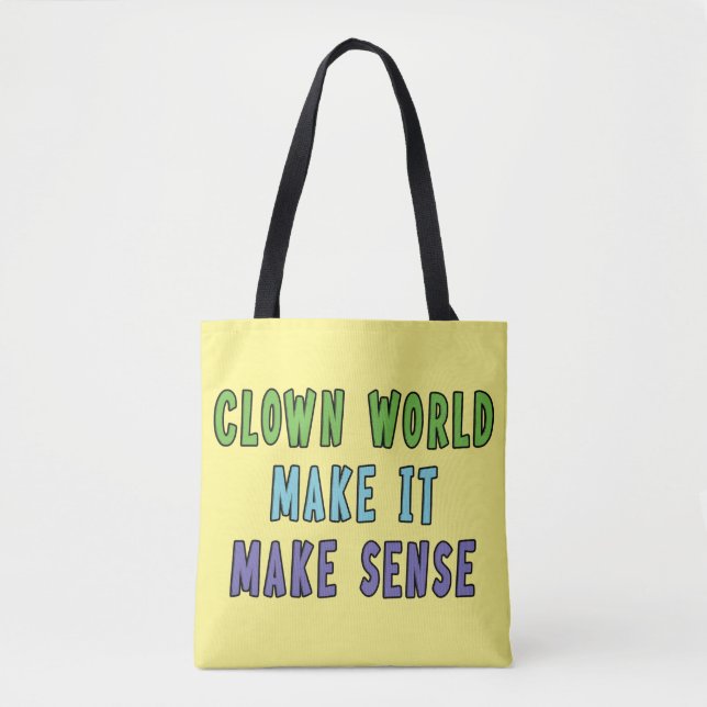 Tote Bag Monde de Clowns  (Devant)