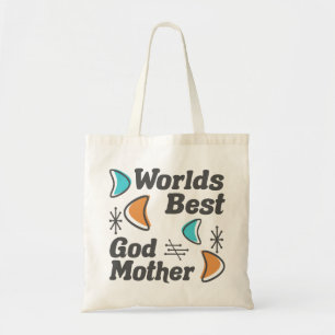 Tote Bag Monde meilleur Godmère Retro