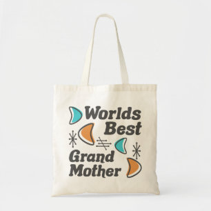 Tote Bag Monde Meilleur Grand-Mère Rétro