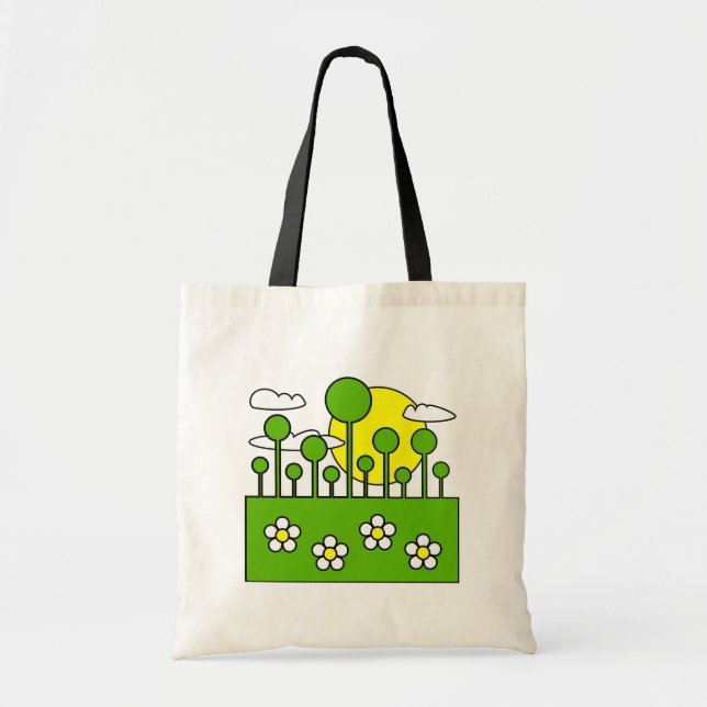 Tote Bag Monde vert (Devant)