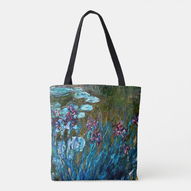 Tote Bag Monet - Irises et Lys d'Eau (Dos)