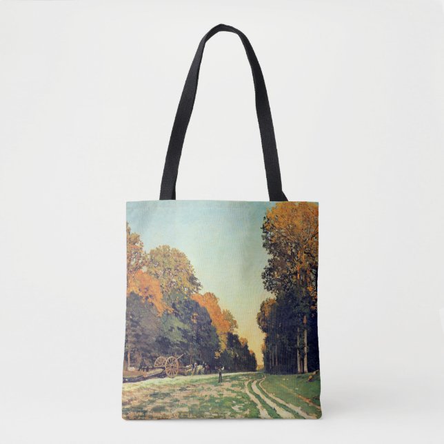 Tote Bag Monet - La route de Chailly à Fontainebleau (Devant)