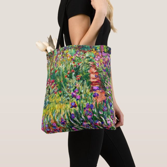 Tote Bag Monet - Le jardin d'Iris à Giverny (De près)