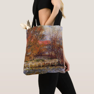 Tote Bag Monet - L'étang de canard, peinture d'art