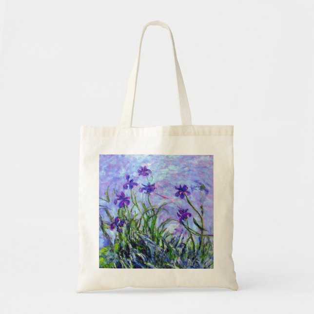 Tote Bag Monet Lilac Irises (Devant)