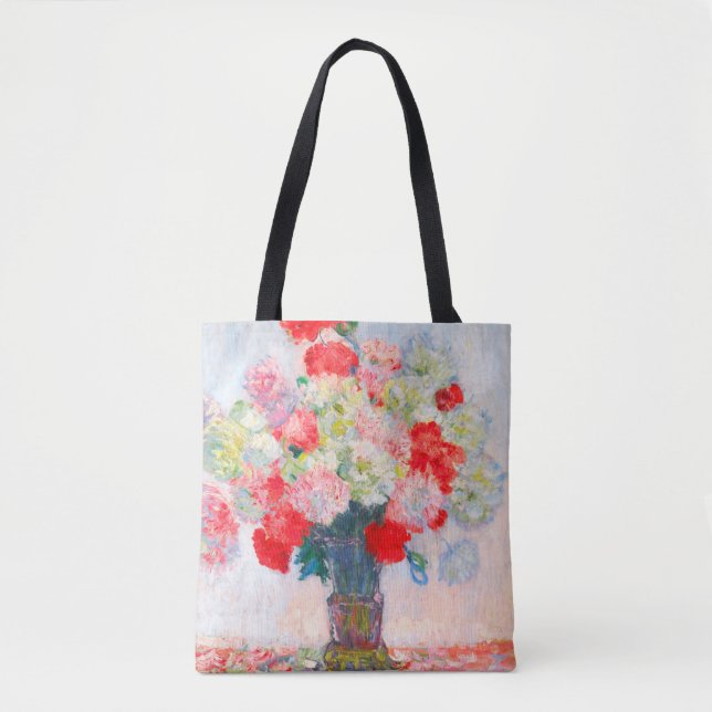 Tote Bag Monet Peonies (Devant)