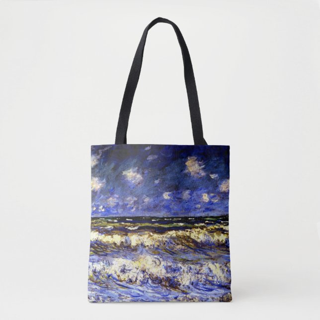 Tote Bag Monet - Une Mer Orageuse (Devant)