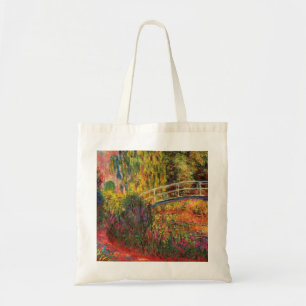 Tote Bag Monet Water Lily Pond and Water Irises
